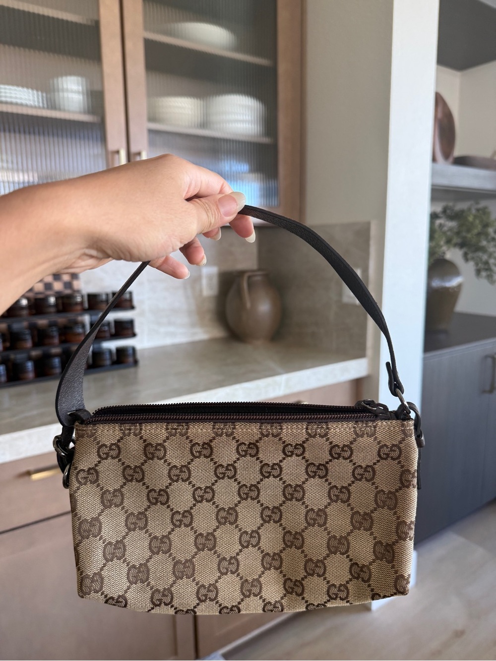 Gucci Vintage Canvas Bag
